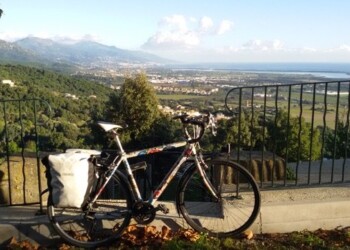 itinerario in bici in corsica
