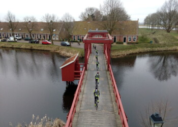 Gara ciclistica a Bourtange Olanda del Nord