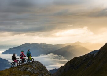 Mountainbiketour Kaprun - Aussicht geniessen