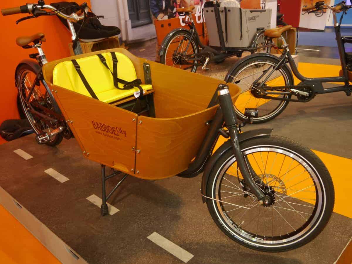 cargo bike esposta a eurobike