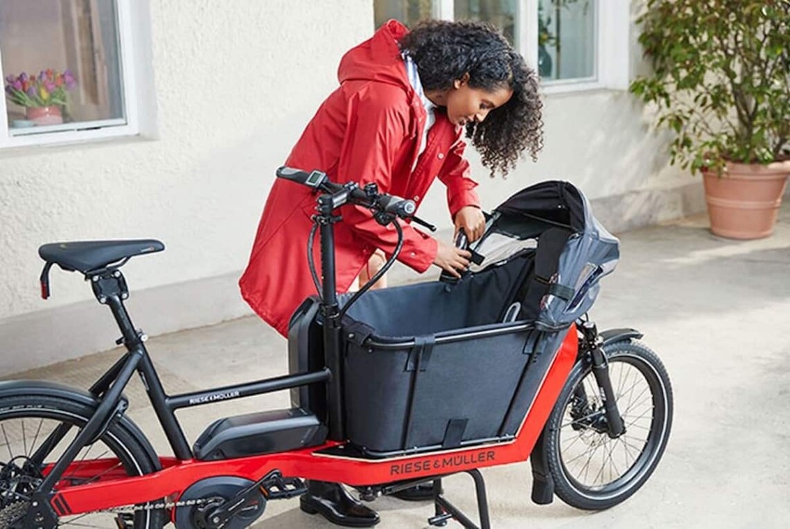 Dossier + Garde-corps Pour Vélo Cargo ENGWE LE20 – LE20-BG – Transport D'enfants