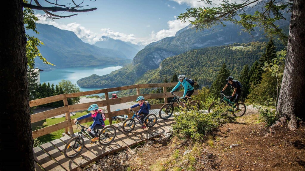Percorso ciclabile Altopiano della Paganella - Molveno bike park