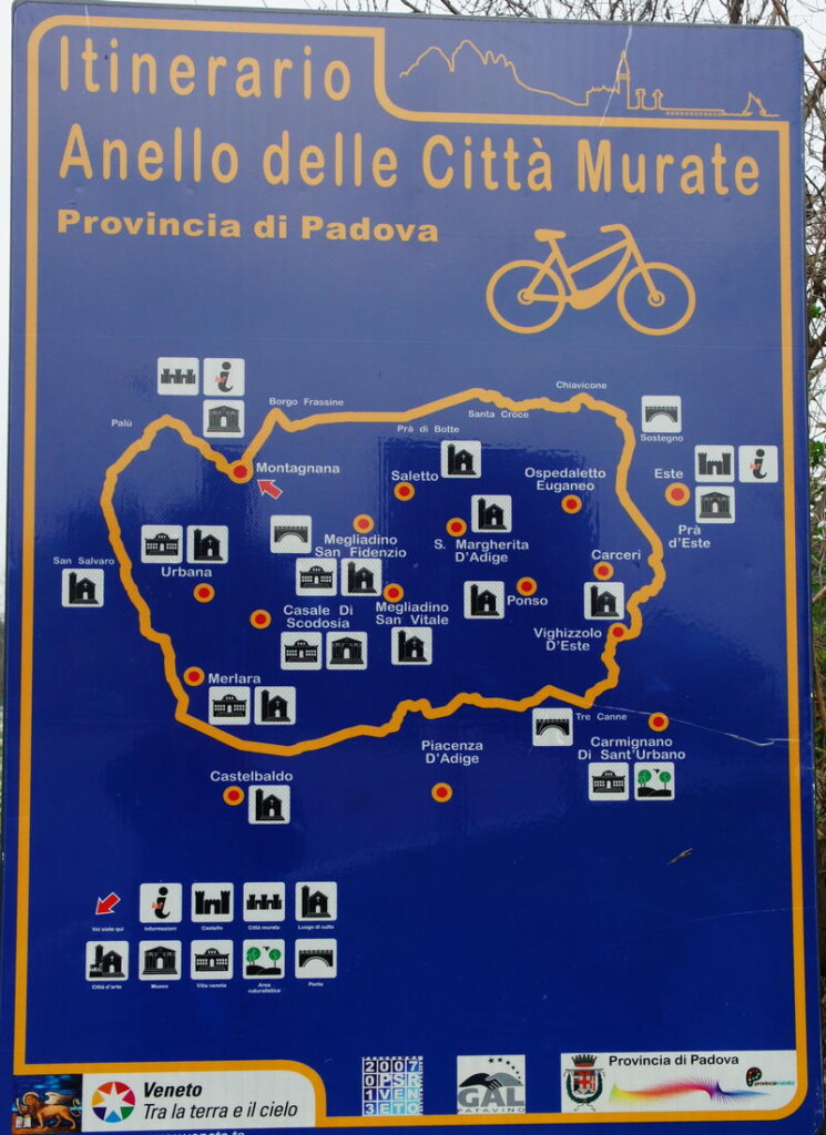anello delle città murate - cartello