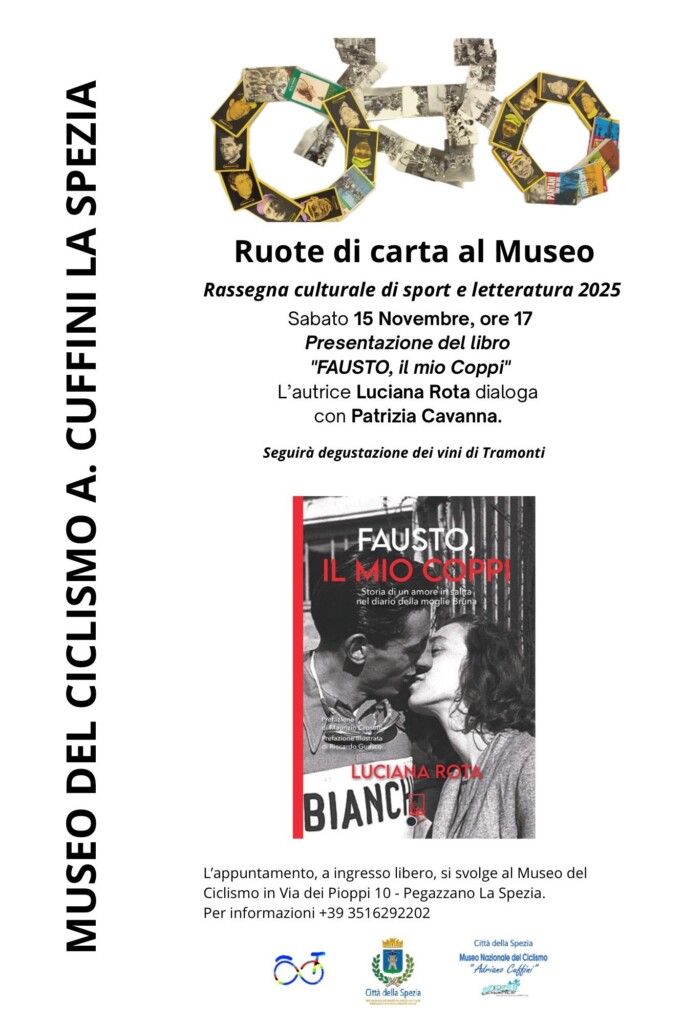 manifesto copertina libro Fausto, il mio Coppi